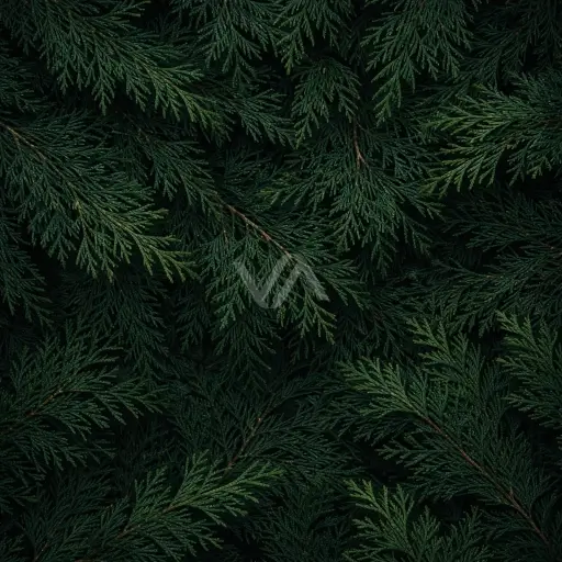 Acorde conífero en perfumería con matiz verde, resinoso y fresco.
